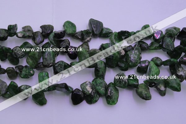 CDP75 15.5 inches 8*15mm - 10*20mm diopside chips gemstone beads