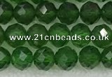 CDP78 15.5 inches 6mm faceted round diopside gemstone beads