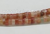 CDQ29 15.5 inches 2*4mm rondelle natural red quartz beads