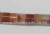 CDQ36 15.5 inches 8*8mm cube natural red quartz beads wholesale