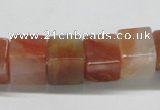 CDQ37 15.5 inches 12*12mm cube natural red quartz beads wholesale