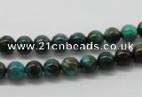 CDS05 16 inches 6mm round dyed serpentine jasper beads wholesale