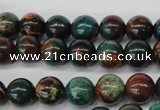 CDS186 15.5 inches 8mm round dyed serpentine jasper beads