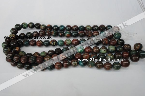 CDS186 15.5 inches 8mm round dyed serpentine jasper beads