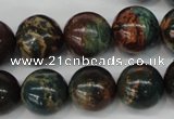 CDS190 15.5 inches 16mm round dyed serpentine jasper beads