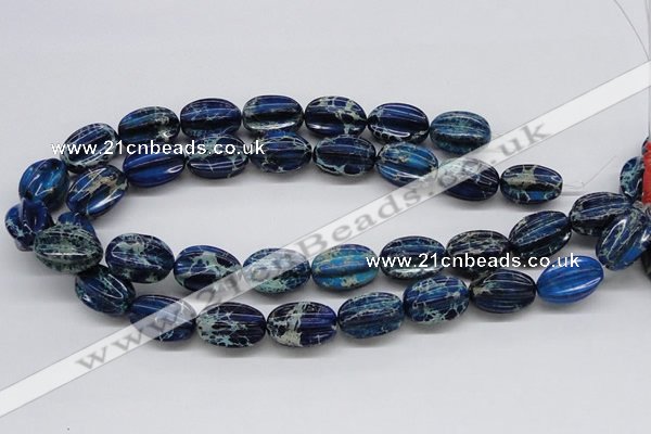 CDT61 15.5 inches 16*23mm star fruit shaped dyed aqua terra jasper beads