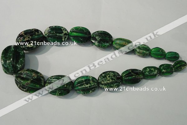 CDT967 10*15mm - 24*33mm star fruit shaped dyed aqua terra jasper beads