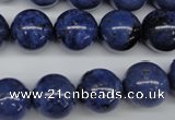 CDU105 15.5 inches 14mm round blue dumortierite beads wholesale