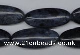 CDU130 15.5 inches 13*30mm marquise blue dumortierite beads