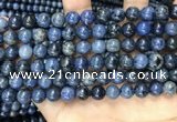 CDU352 15.5 inches 8mm round blue dumortierite beads wholesale