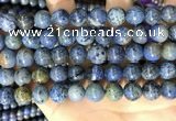 CDU363 15.5 inches 10mm round sunset dumortierite beads wholesale