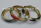 CEB178 13mm width gold plated alloy with enamel bangles wholesale