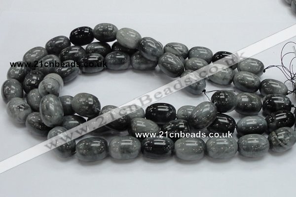 CEE10 15.5 inches 15*20mm egg-shaped eagle eye jasper beads wholesale