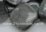 CEE18 15.5 inches 30*30mm diamond eagle eye jasper beads wholesale