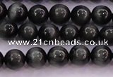 CEE502 15.5 inches 8mm round AAA grade green eagle eye jasper beads