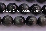 CEE504 15.5 inches 12mm round AAA grade green eagle eye jasper beads