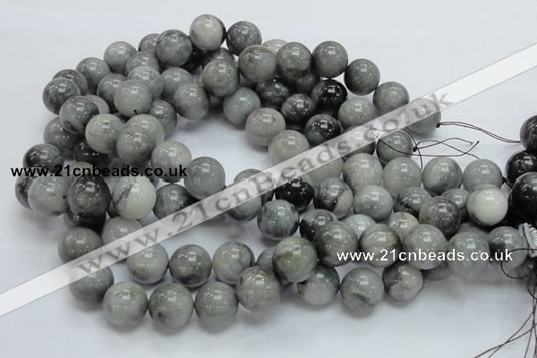 CEE61 15.5 inches 14mm round eagle eye jasper beads wholesale