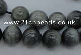 CEE65 15.5 inches 12mm round eagle eye jasper beads wholesale