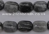 CEE74 15.5 inches 12*16mm rectangle eagle eye jasper beads