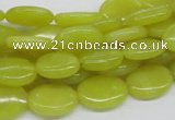 CEJ06 15.5 inches 12*16mm oval lemon jade beads wholesale