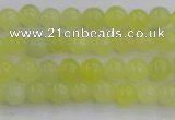 CEJ200 15.5 inches 4mm round lemon jade beads wholesale