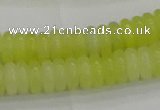 CEJ211 15.5 inches 2*6mm rondelle lemon jade beads wholesale