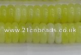 CEJ212 15.5 inches 3*8mm rondelle lemon jade beads wholesale