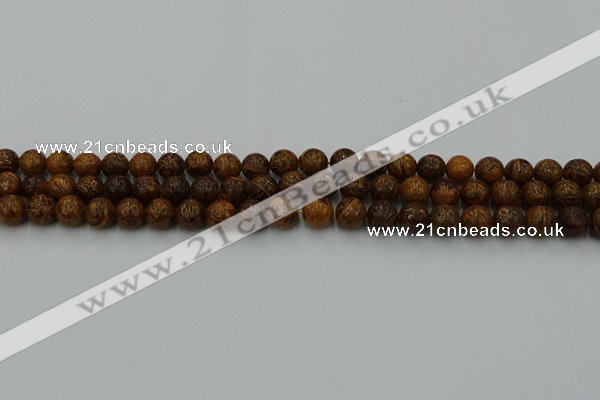 CEJ301 15.5 inches 6mm round elephant skin jasper beads wholesale