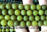 CEJ363 15 inches 10mm round lemon jade beads wholesale