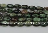 CEM10 15.5 inches 6*8mm oval emerald gemstone beads wholesale