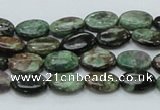 CEM11 15.5 inches 8*12mm oval emerald gemstone beads wholesale