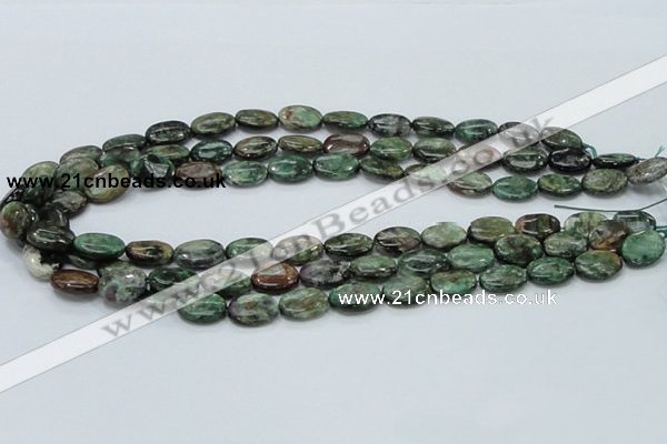 CEM12 15.5 inches 10*14mm oval emerald gemstone beads wholesale