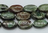 CEM14 15.5 inches 12*16mm oval emerald gemstone beads wholesale