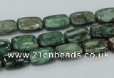 CEM17 15.5 inches 8*12mm rectangle emerald gemstone beads wholesale