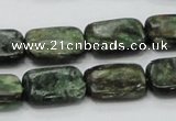 CEM19 15.5 inches 13*18mm rectangle emerald gemstone beads wholesale