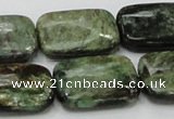 CEM20 15.5 inches 18*25mm rectangle emerald gemstone beads wholesale