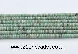 CEM70 15.5 inches 3.5*7mm rondelle emerald gemstone beads