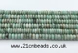 CEM71 15.5 inches 4.5*8mm rondelle emerald gemstone beads