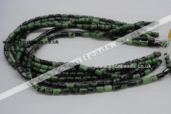 CEP07 15.5 inches 6*8mm column epidote gemstone beads Wholesale