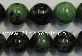 CEP102 15.5 inches 16mm round epidote gemstone beads