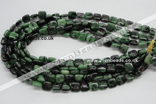 CEP14 15.5 inches 12*12mm square epidote gemstone beads wholesale