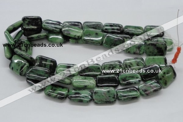 CEP18 15.5 inches 18*25mm rectangle epidote gemstone beads