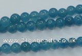 CEQ02 15.5 inches 6mm round blue sponge quartz beads wholesale