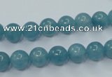 CEQ03 15.5 inches 8mm round blue sponge quartz beads wholesale