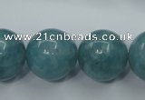 CEQ08 15.5 inches 18mm round blue sponge quartz beads wholesale