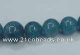 CEQ10 15.5 inches 8mm - 18mm round blue sponge quartz beads wholesale