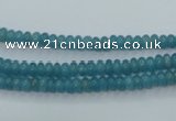 CEQ21 15.5 inches 2*4mm rondelle blue sponge quartz beads