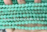 CEQ301 15.5 inches 6mm round green sponge quartz beads