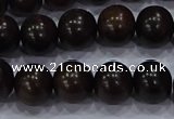 CEY53 15.5 inches 10mm round ebony wood beads wholesale