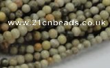 CFA01 15.5 inches 4mm round chrysanthemum agate gemstone beads